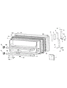 Freezer parts for Kenmore Refrigerator 363.9611330 (3639611330, 363 9611330) from AppliancePartsPros.com