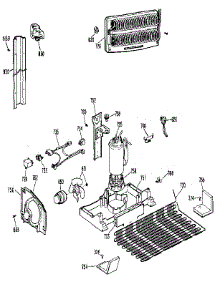 Unit parts for Kenmore Refrigerator 363.9611370 (3639611370, 363 9611370) from AppliancePartsPros.com
