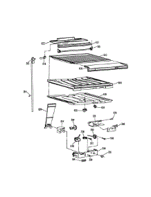 Compartment Separator Parts parts for Kenmore Refrigerator 363.9611516 (3639611516, 363 9611516) from AppliancePartsPros.com