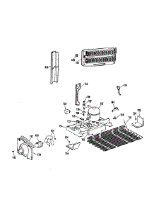 Unit Parts parts for Kenmore Refrigerator 363.9611581 (3639611581, 363 9611581) from AppliancePartsPros.com