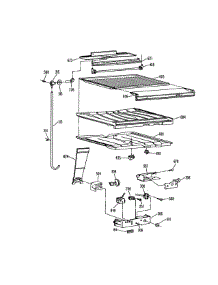 Compartment Separator Parts parts for Kenmore Refrigerator 363.9611711 (3639611711, 363 9611711) from AppliancePartsPros.com
