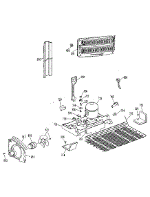 Unit parts for Kenmore Refrigerator 363.9612711 (3639612711, 363 9612711) from AppliancePartsPros.com