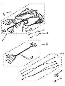 Wiring Harness parts for Kenmore Range 665.4428451 (6654428451, 665 4428451) from AppliancePartsPros.com