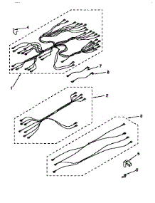 Wiring Harness parts for Kenmore Wall Oven 665.4428452 (6654428452, 665 4428452) from AppliancePartsPros.com