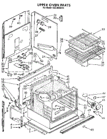 Upper Oven parts for Kenmore Wall Oven 665.4428913 (6654428913, 665 4428913) from AppliancePartsPros.com