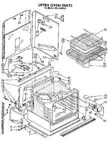 Upper Oven parts for Kenmore Wall Oven 665.4428914 (6654428914, 665 4428914) from AppliancePartsPros.com