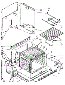Lower Oven parts for Kenmore Wall Oven 665.4428992 (6654428992, 665 4428992) from AppliancePartsPros.com