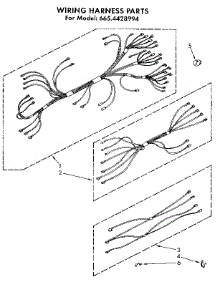 Wiring Harness parts for Kenmore Wall Oven 665.4428994 (6654428994, 665 4428994) from AppliancePartsPros.com