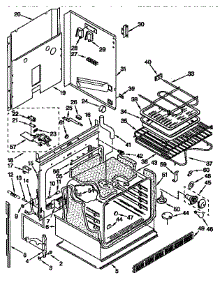 Upper Oven parts for Kenmore Wall Oven 665.4428997 (6654428997, 665 4428997) from AppliancePartsPros.com