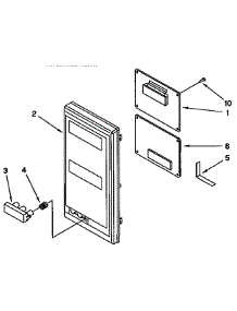 Control Panel parts for Kenmore Range 665.4433450 (6654433450, 665 4433450) from AppliancePartsPros.com