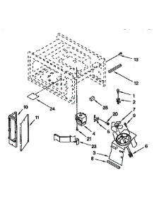 Magnetron And Air Flow parts for Kenmore Range 665.4433451 (6654433451, 665 4433451) from AppliancePartsPros.com
