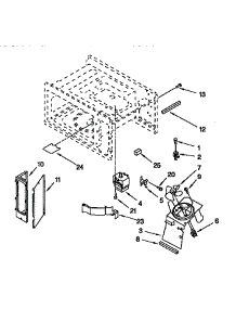 Magnetron And Air Flow parts for Kenmore Range 665.4433452 (6654433452, 665 4433452) from AppliancePartsPros.com