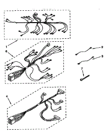 Wiring Harness parts for Kenmore Range 665.4433452 (6654433452, 665 4433452) from AppliancePartsPros.com