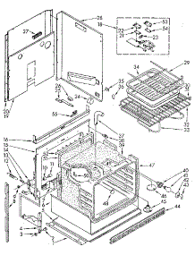 Electric Oven parts for Kenmore Wall Oven 665.4438911 (6654438911, 665 4438911) from AppliancePartsPros.com