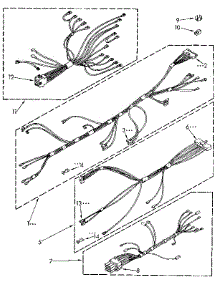 Wiring Harness parts for Kenmore Microwave 665.4438913 (6654438913, 665 4438913) from AppliancePartsPros.com