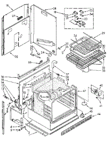 Electric Oven parts for Kenmore Microwave 665.4438913 (6654438913, 665 4438913) from AppliancePartsPros.com