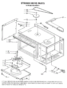Stirrer Drive parts for Kenmore Wall Oven 665.4438914 (6654438914, 665 4438914) from AppliancePartsPros.com