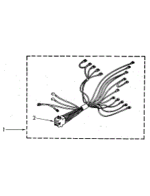 Wiring Harness parts for Kenmore Microwave 665.4438990 (6654438990, 665 4438990) from AppliancePartsPros.com