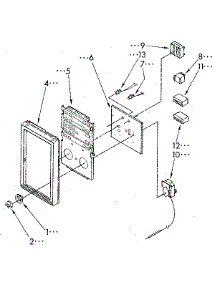 Control Panel parts for Kenmore Wall Oven 665.4438991 (6654438991, 665 4438991) from AppliancePartsPros.com