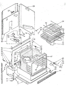 Oven parts for Kenmore Wall Oven 665.4438991 (6654438991, 665 4438991) from AppliancePartsPros.com