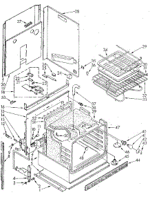 Cavity And Stirrer parts for Kenmore Wall Oven 665.4438991 (6654438991, 665 4438991) from AppliancePartsPros.com