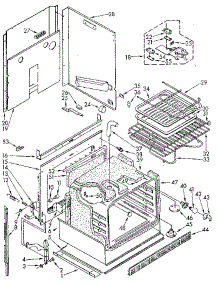 Oven parts for Kenmore Wall Oven 665.4438992 (6654438992, 665 4438992) from AppliancePartsPros.com