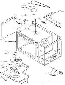 Cabinet And Stirrer Drive parts for Kenmore Wall Oven 665.4438993 (6654438993, 665 4438993) from AppliancePartsPros.com