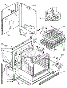 Oven parts for Kenmore Wall Oven 665.4438995 (6654438995, 665 4438995) from AppliancePartsPros.com
