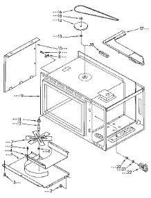 Cabinet And Stirrer Drive parts for Kenmore Wall Oven 665.4438995 (6654438995, 665 4438995) from AppliancePartsPros.com