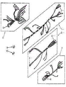 Wiring Harness parts for Kenmore Wall Oven 665.4438995 (6654438995, 665 4438995) from AppliancePartsPros.com