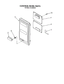 Control Panel parts for Kenmore Wall Oven 665.4493310 (6654493310, 665 4493310) from AppliancePartsPros.com
