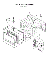 Door And Latch parts for Kenmore Wall Oven 665.4493310 (6654493310, 665 4493310) from AppliancePartsPros.com
