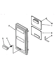 Control Panel parts for Kenmore Wall Oven 665.4493392 (6654493392, 665 4493392) from AppliancePartsPros.com