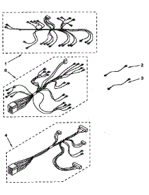 Wiring Harness parts for Kenmore Range 665.4493393 (6654493393, 665 4493393) from AppliancePartsPros.com