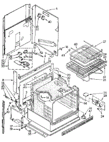 Oven parts for Kenmore Wall Oven 665.4558951 (6654558951, 665 4558951) from AppliancePartsPros.com