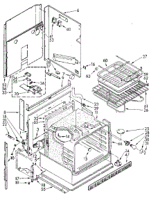 Oven parts for Kenmore Wall Oven 665.4558990 (6654558990, 665 4558990) from AppliancePartsPros.com