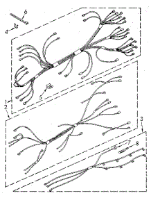 Wiring Harness parts for Kenmore Wall Oven 665.4558990 (6654558990, 665 4558990) from AppliancePartsPros.com
