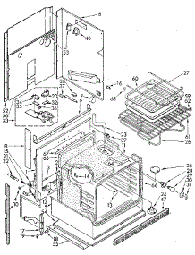Oven parts for Kenmore Wall Oven 665.4558991 (6654558991, 665 4558991) from AppliancePartsPros.com