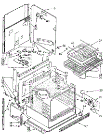 Oven parts for Kenmore Wall Oven 665.4558993 (6654558993, 665 4558993) from AppliancePartsPros.com
