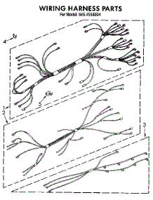 Wiring Harness parts for Kenmore Wall Oven 665.4558994 (6654558994, 665 4558994) from AppliancePartsPros.com