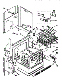 Oven parts for Kenmore Range 665.45755690 (66545755690, 665 45755690) from AppliancePartsPros.com