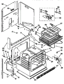 Oven parts for Kenmore Range 665.45759690 (66545759690, 665 45759690) from AppliancePartsPros.com
