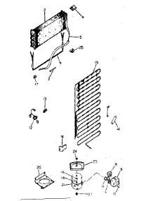 Unit Parts parts for Kenmore Refrigerator 253.8638272 (2538638272, 253 8638272) from AppliancePartsPros.com