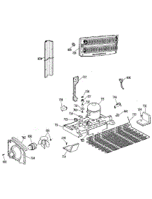 Unit parts for Kenmore Refrigerator 363.9705813 (3639705813, 363 9705813) from AppliancePartsPros.com