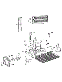 Unit parts for Kenmore Refrigerator 363.9705815 (3639705815, 363 9705815) from AppliancePartsPros.com