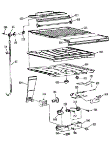 Compartment Separator parts for Kenmore Refrigerator 363.9705815 (3639705815, 363 9705815) from AppliancePartsPros.com