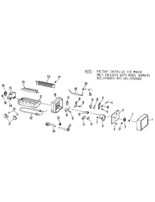 Icemaker parts for Kenmore Refrigerator 363.9705815 (3639705815, 363 9705815) from AppliancePartsPros.com