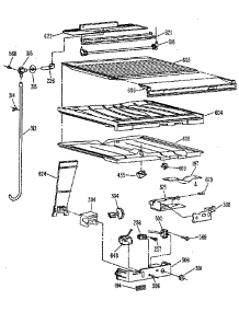 Compartment Separator parts for Kenmore Refrigerator 363.9705881 (3639705881, 363 9705881) from AppliancePartsPros.com