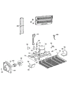 Unit parts for Kenmore Refrigerator 363.9705881 (3639705881, 363 9705881) from AppliancePartsPros.com