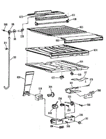 Compartment Separator parts for Kenmore Refrigerator 363.9705883 (3639705883, 363 9705883) from AppliancePartsPros.com